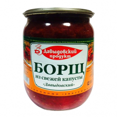 Борщ "Давыдовский продукт" из свежей капусты ст\б 500гр